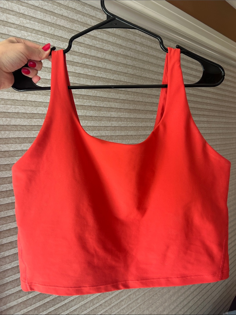 Old Navy Bright Red Scoop Athletic Bra
